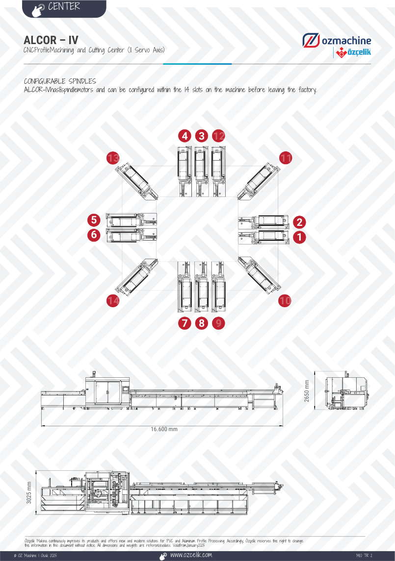 ALCOR - IV C CNC Aluminium uPVC Machining and Cutting Center