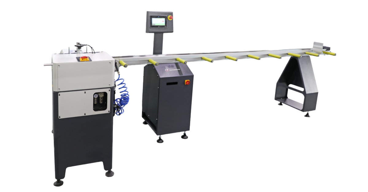 ORCA DD Automatic uPVC Strip Cutting Machine with Digital Conveyor