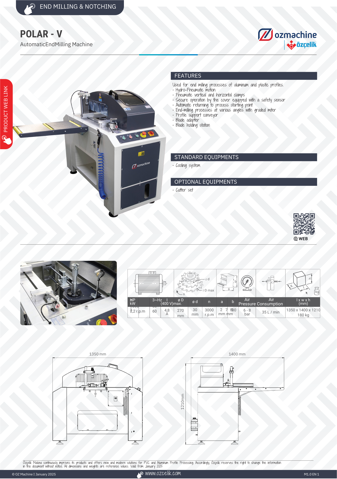 POLAR - V Automatic End Milling Machine